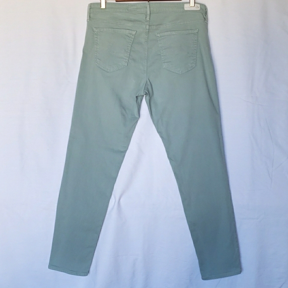 AG Adriano Goldschmied Women's Stevie Ankle Zip Slim Straight Size: 32R - Picture 3 of 6